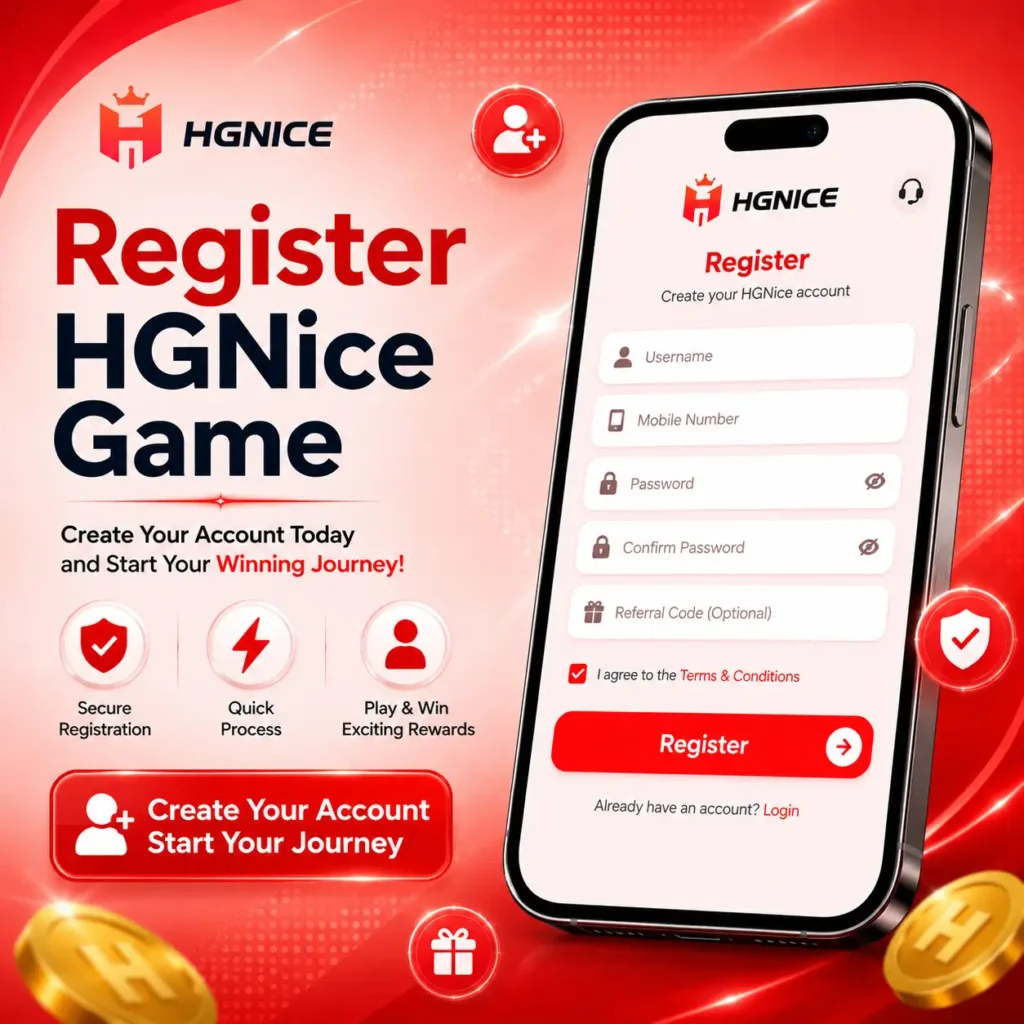 How to Register Your HGNice Gaming Account